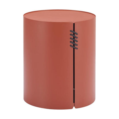 Zuo Modern Bayu Aluminum Red Side Table