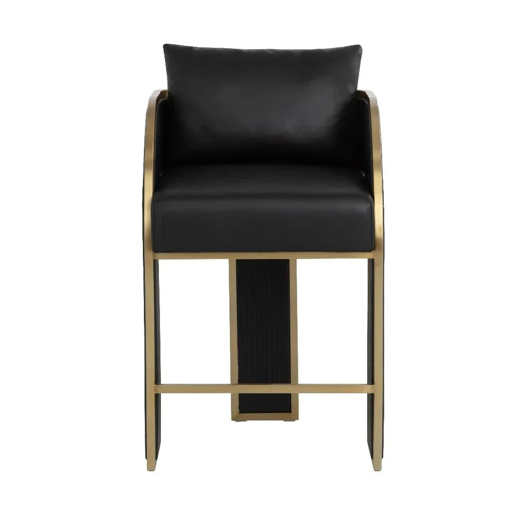 SUNPAN Baz Faux Leather Counter Stool