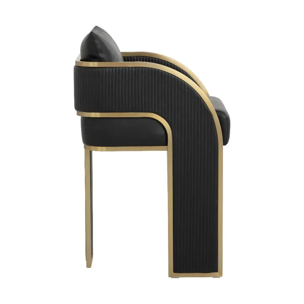 SUNPAN Baz Faux Leather Counter Stool
