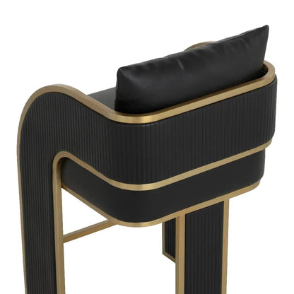 SUNPAN Baz Faux Leather Counter Stool