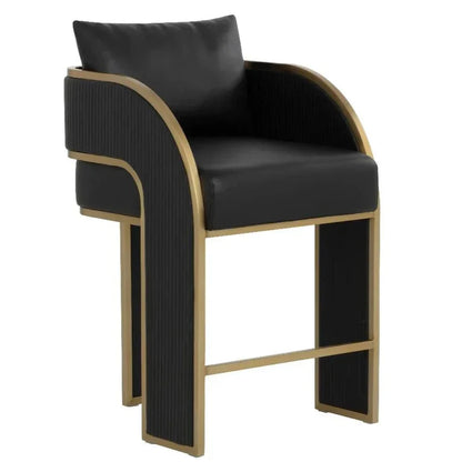 SUNPAN Baz Faux Leather Counter Stool