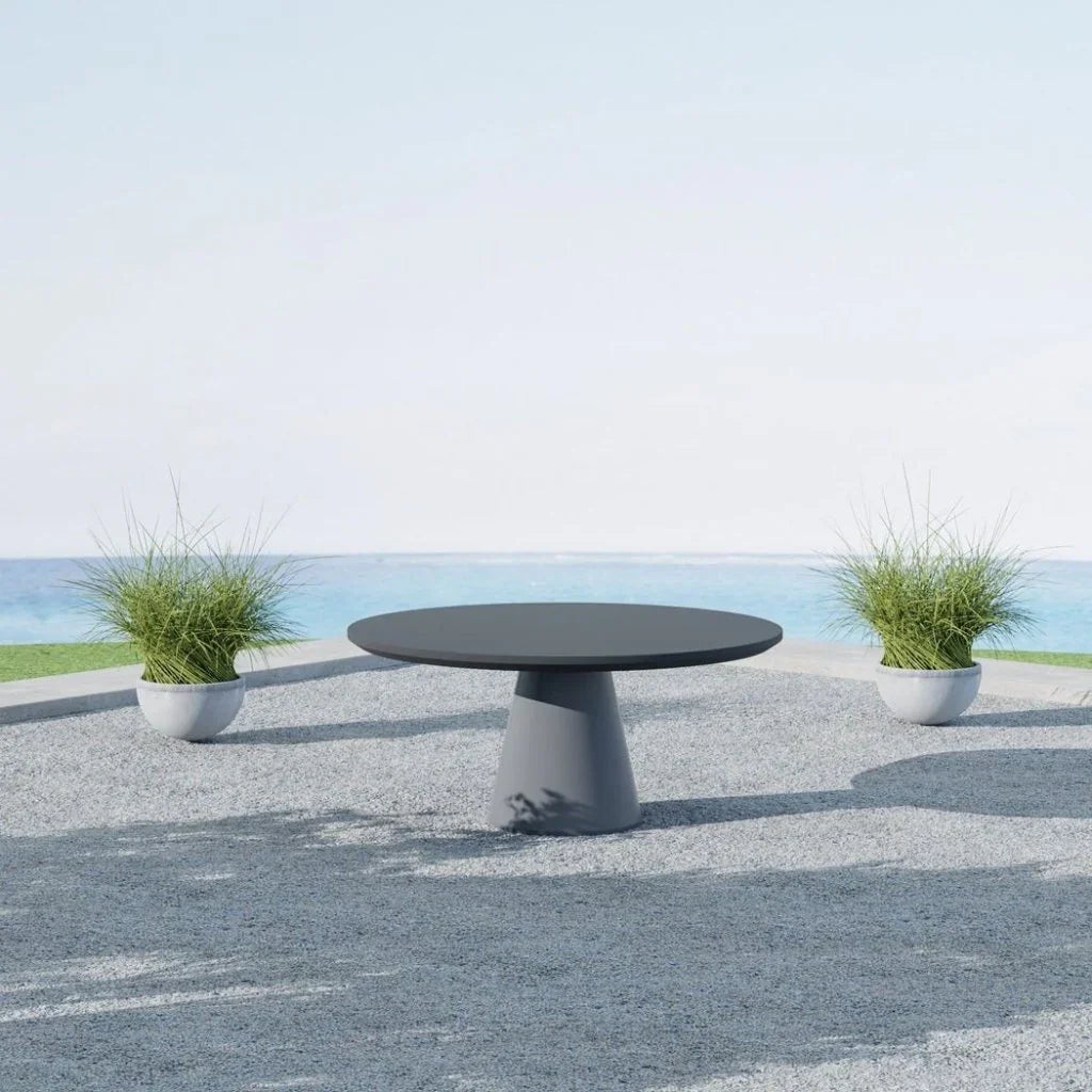 Bazaar Concrete Outdoor Dining Table -- view 4
