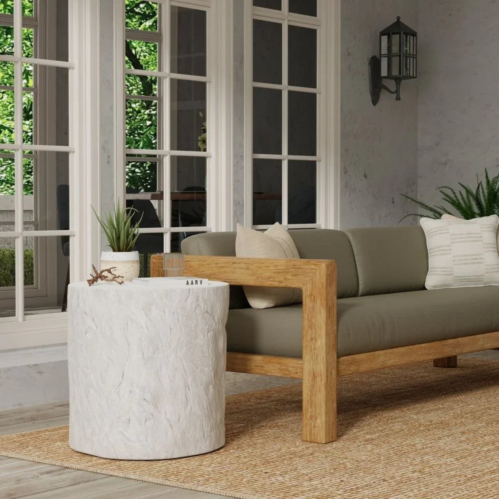 Bazaar Concrete Outdoor End Table -- view 6