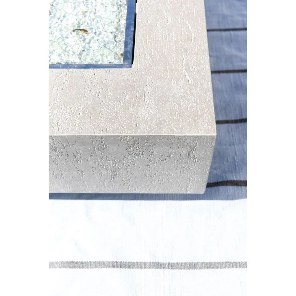 Bazaar Concrete Outdoor Fire Table-Outdoor Fire Tables-Sunset West-LOOMLAN