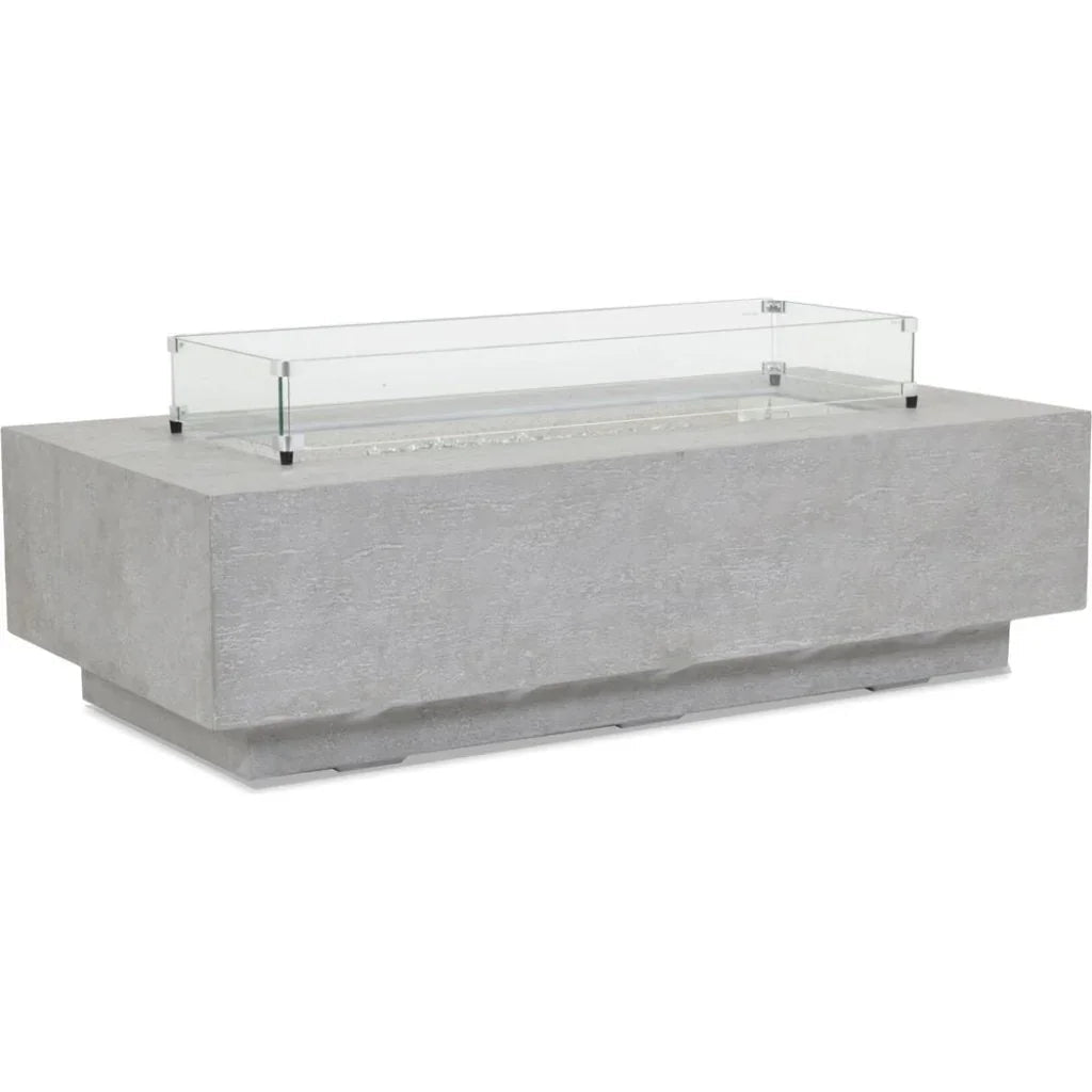 Bazaar Concrete Outdoor Fire Table-Outdoor Fire Tables-Sunset West-LOOMLAN