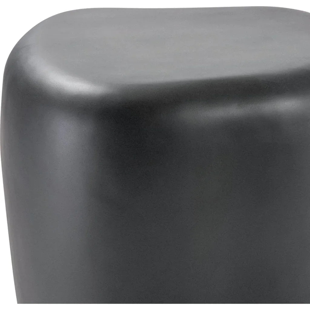 Bazaar Concrete Outdoor Pebble End Table -- view 3
