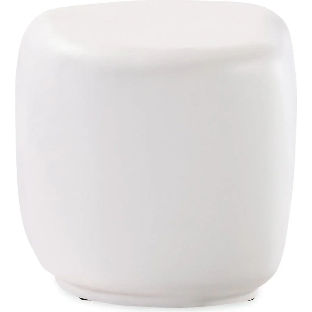 Bazaar Concrete Outdoor Pebble End Table -- view 5