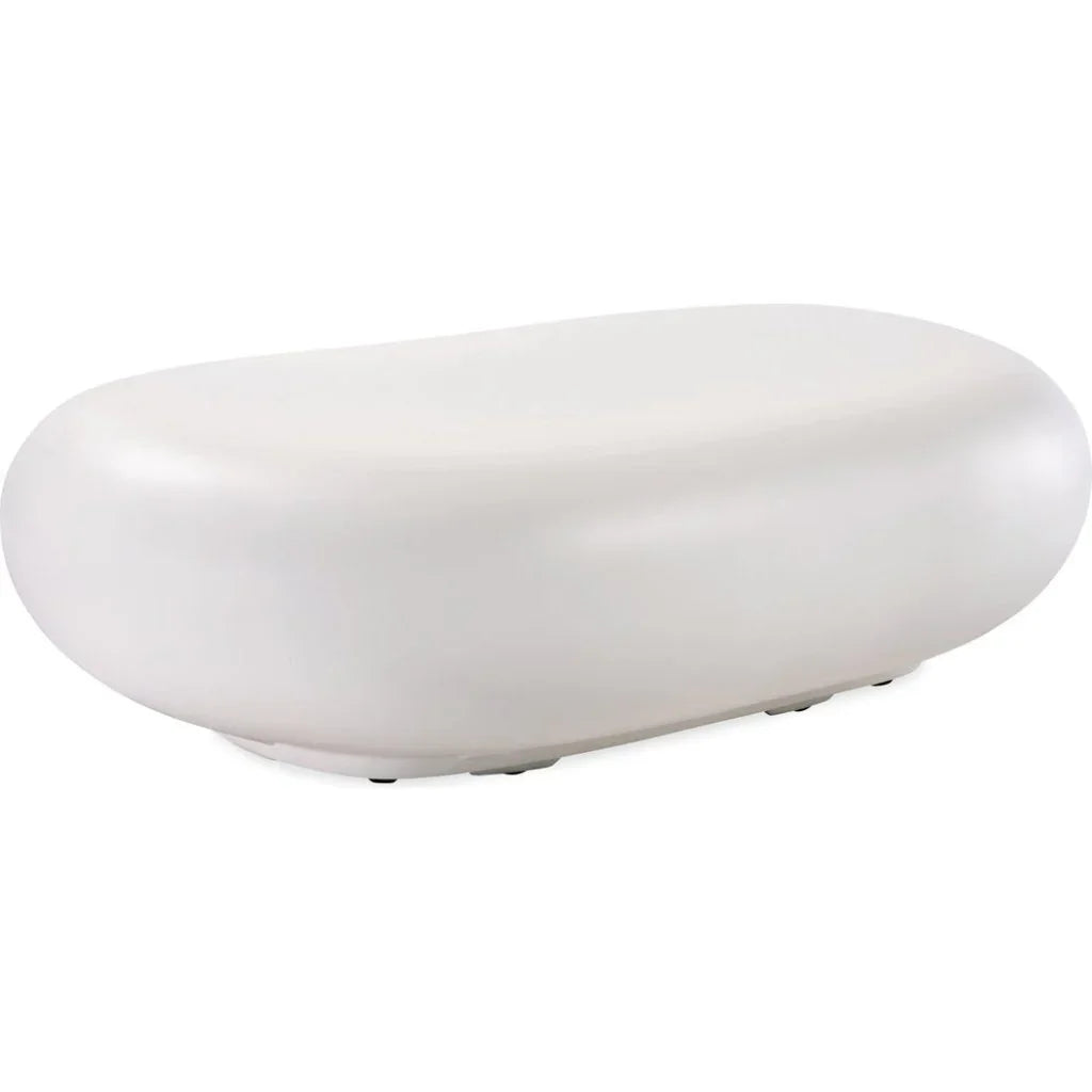 Bazaar Concrete Pebble Outdoor Coffee Table -- view 4