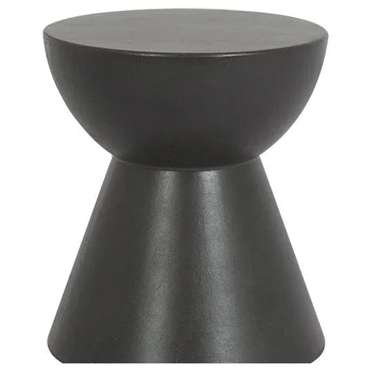 Bazaar Dark Gray Round Outdoor End Table -- view 5