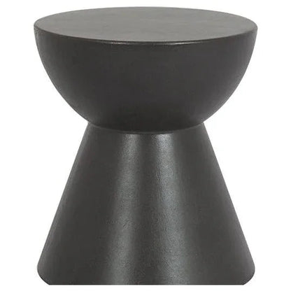 Bazaar Dark Gray Round Outdoor End Table -- view 5