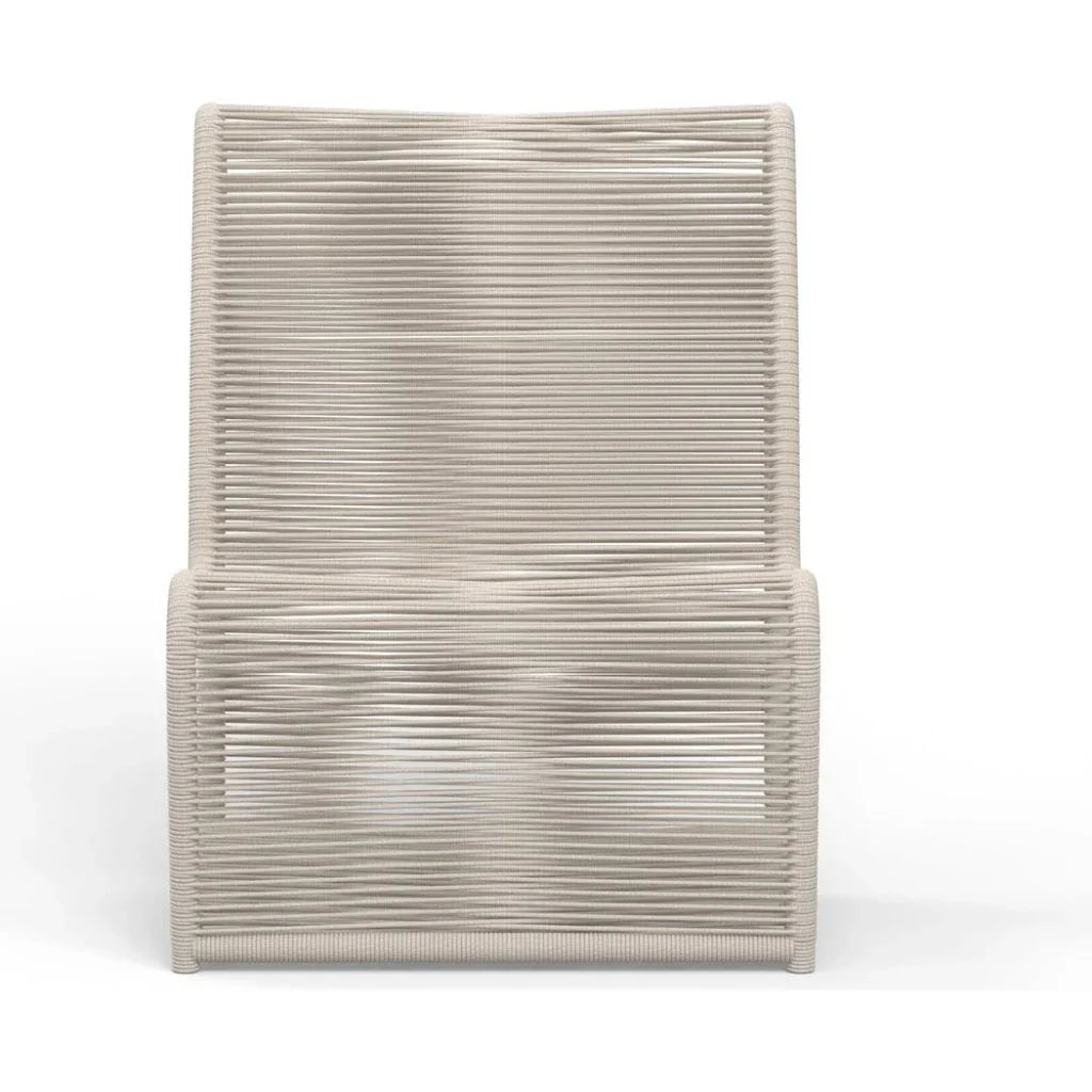 Bazaar Olefin Armless Outdoor Club Chair -- view 2