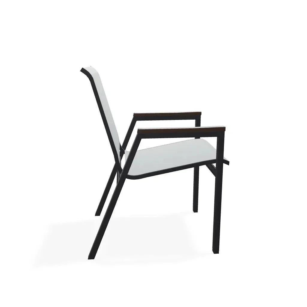 Bazza Sling Stacking Bistro Chair
