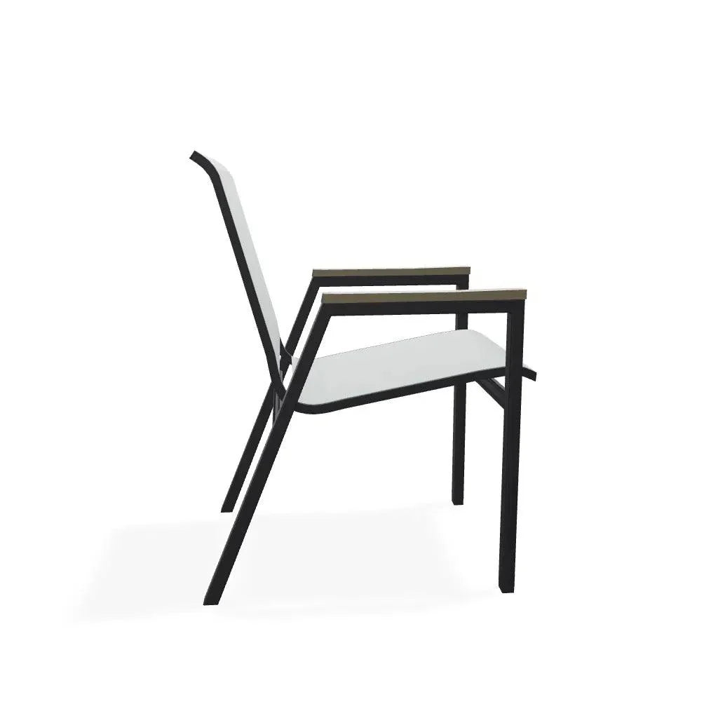 Bazza Sling Stacking Bistro Chair