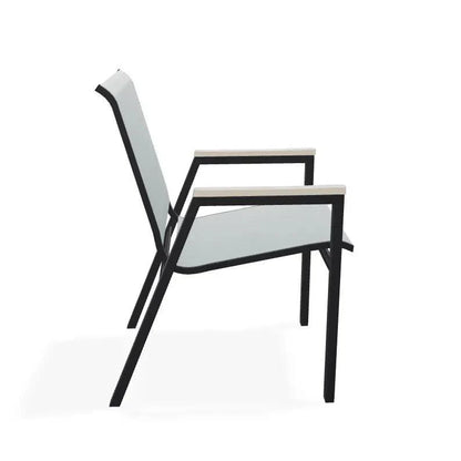 Bazza Sling Stacking Bistro Chair