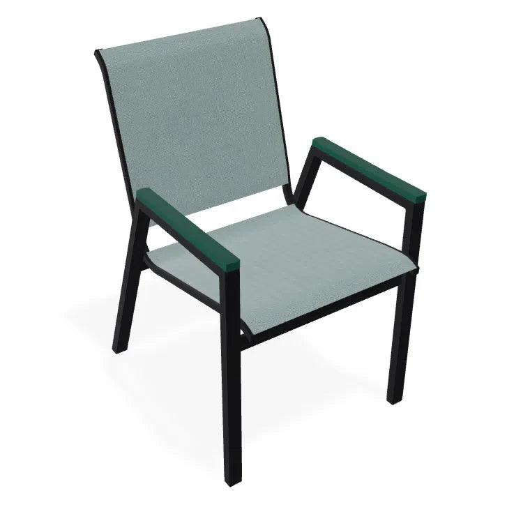 Bazza Sling Stacking Bistro Chair