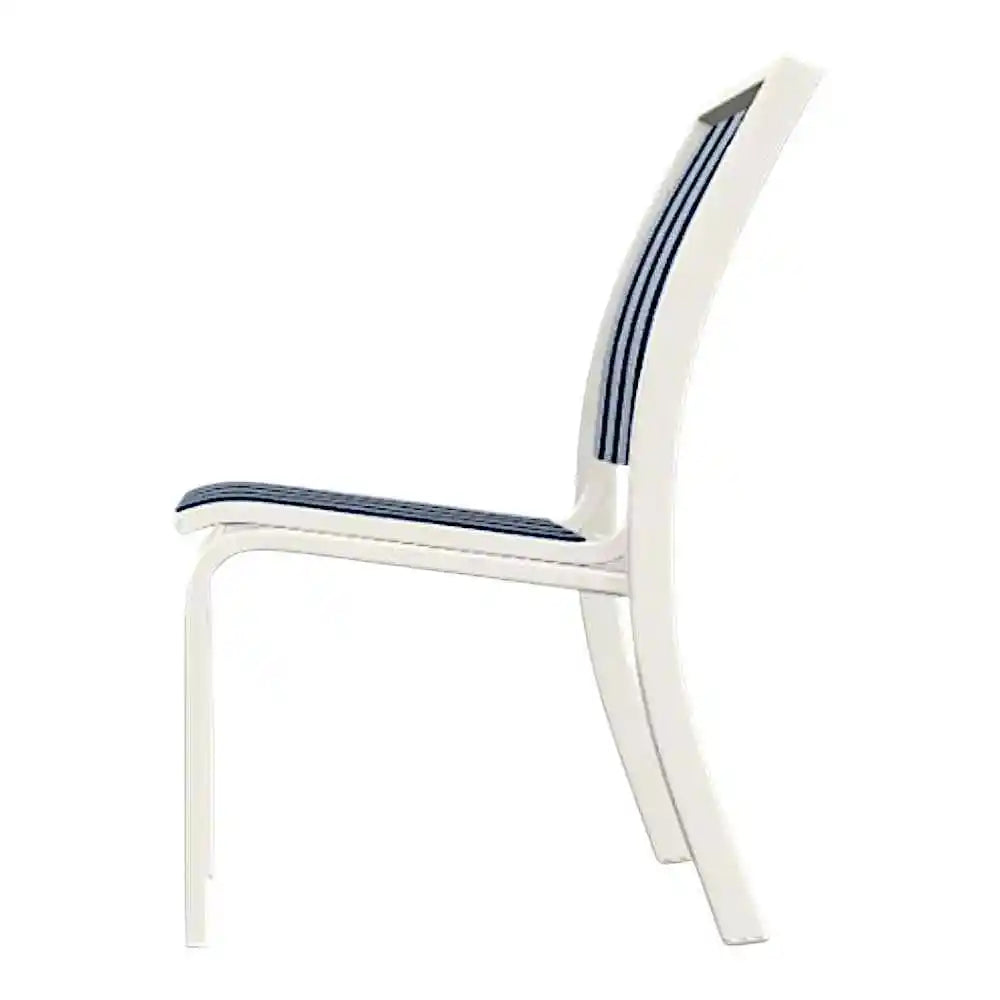 Bazza Sling Stacking Armless Café Chair