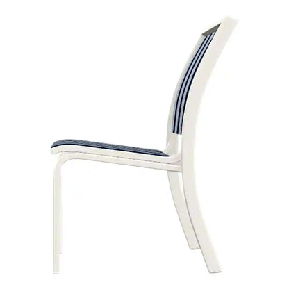 Bazza Sling Stacking Armless Café Chair