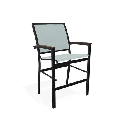 Bazza Sling Balcony Height Stacking Café Chair