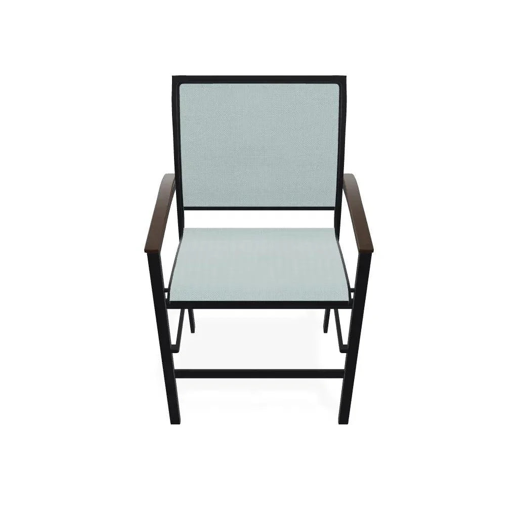 Bazza Sling Balcony Height Stacking Café Chair