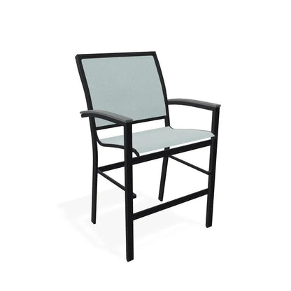 Bazza Sling Balcony Height Stacking Café Chair