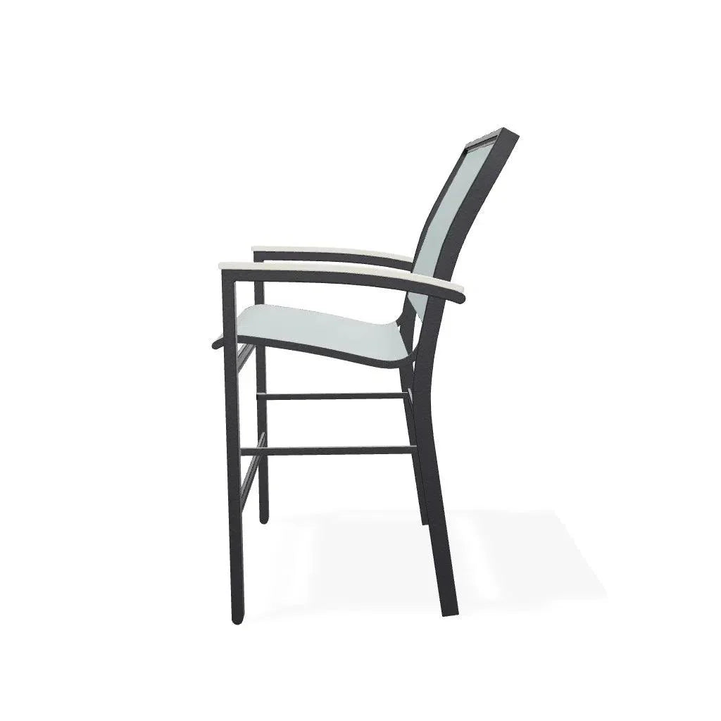 Bazza Sling Balcony Height Stacking Café Chair