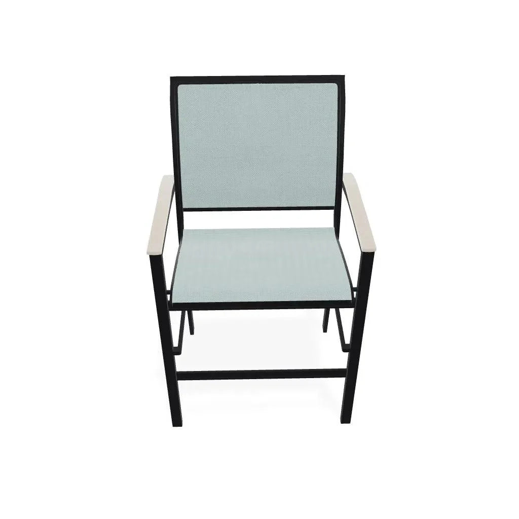 Bazza Sling Balcony Height Stacking Café Chair