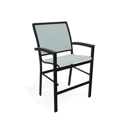 Bazza Sling Balcony Height Stacking Café Chair