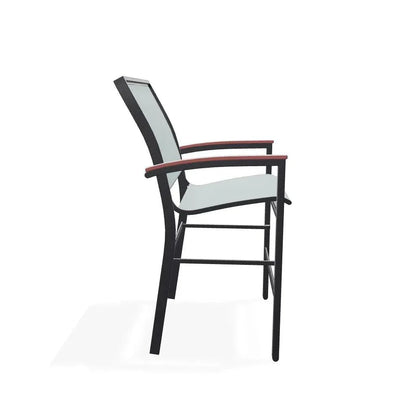 Bazza Sling Balcony Height Stacking Café Chair