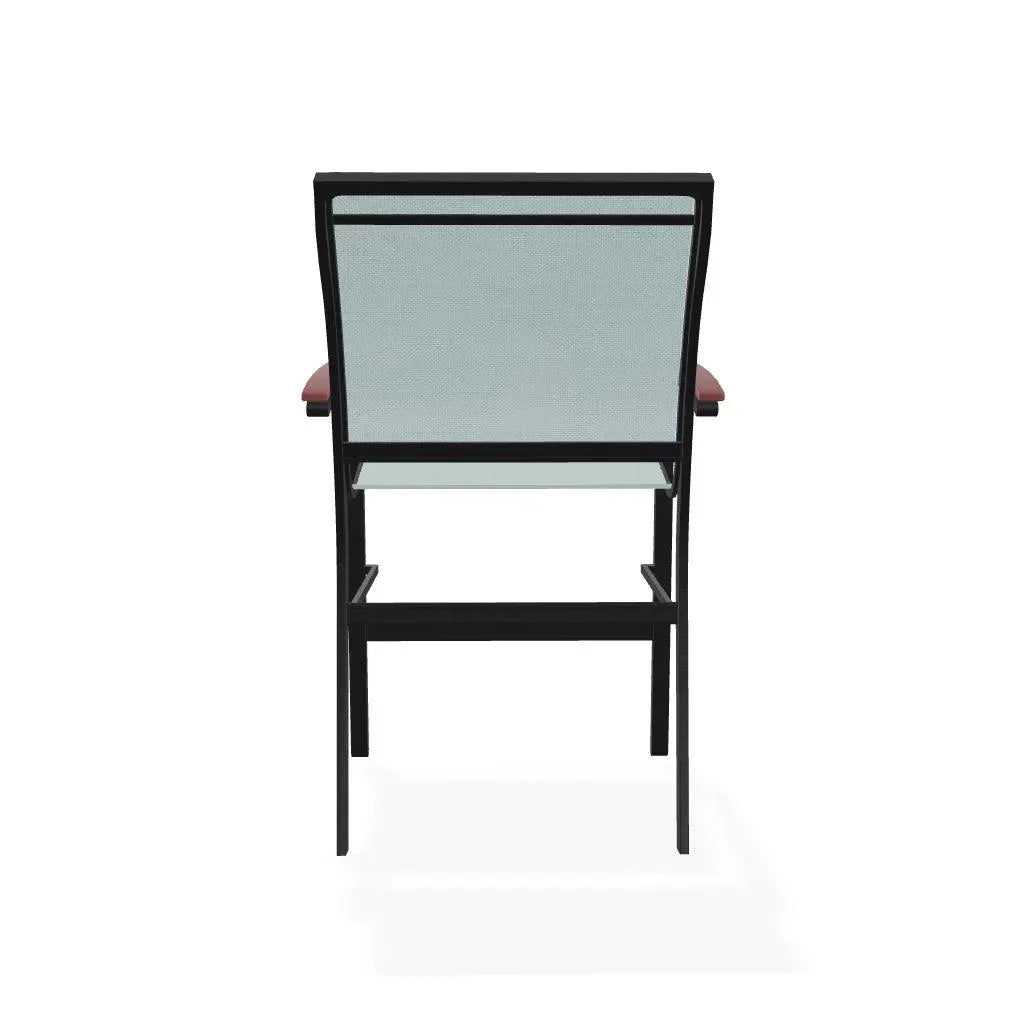 Bazza Sling Balcony Height Stacking Café Chair