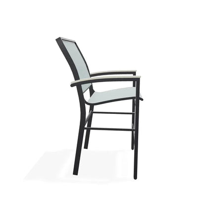Bazza Sling Balcony Height Stacking Café Chair