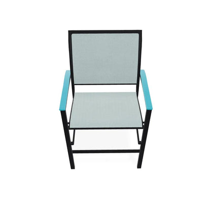 Bazza Sling Balcony Height Stacking Café Chair