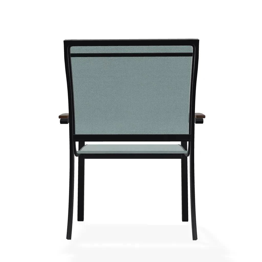 Bazza Sling Dining Height Stacking Café Chair .