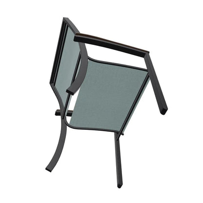 Bazza Sling Dining Height Stacking Café Chair .
