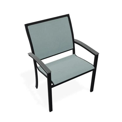 Bazza Sling Dining Height Stacking Café Chair .