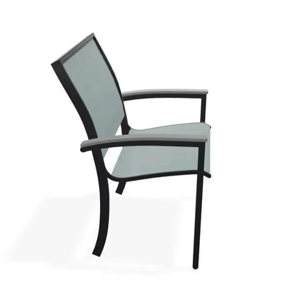 Bazza Sling Dining Height Stacking Café Chair .