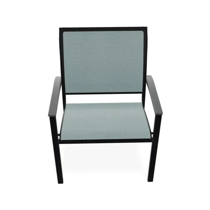 Bazza Sling Dining Height Stacking Café Chair .