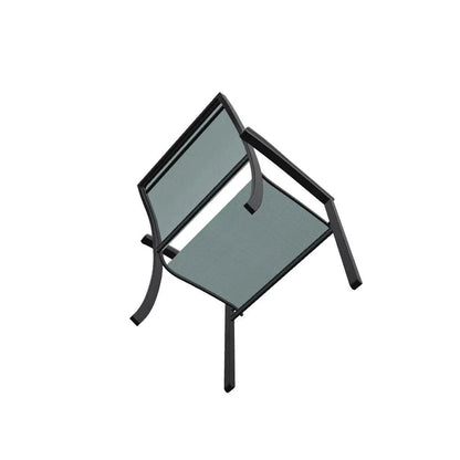 Bazza Sling Dining Height Stacking Café Chair .