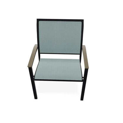 Bazza Sling Dining Height Stacking Café Chair .