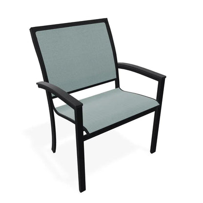 Bazza Sling Dining Height Stacking Café Chair .