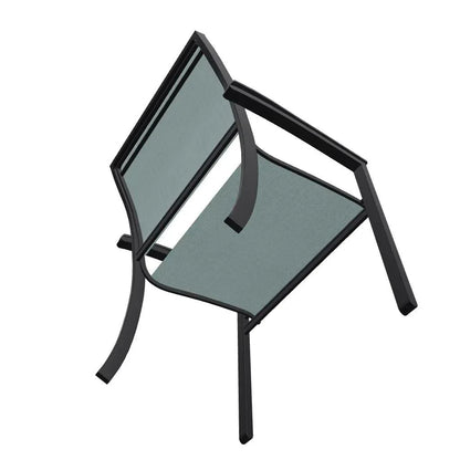 Bazza Sling Dining Height Stacking Café Chair .