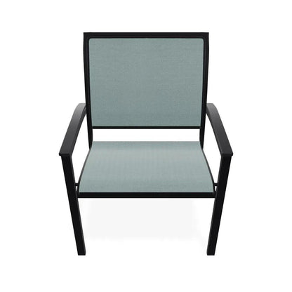 Bazza Sling Dining Height Stacking Café Chair .