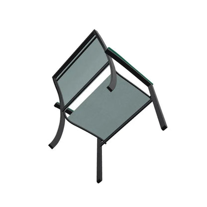 Bazza Sling Dining Height Stacking Café Chair .