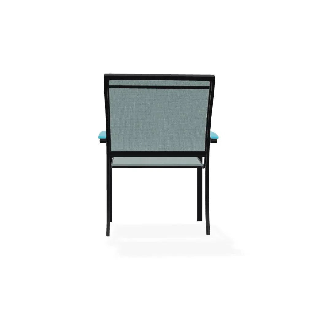 Bazza Sling Dining Height Stacking Café Chair .