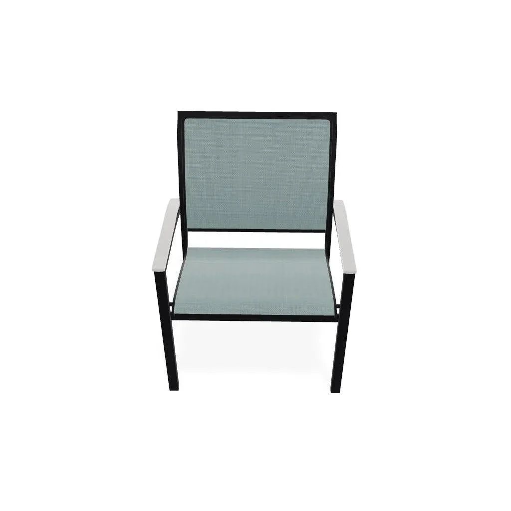 Bazza Sling Dining Height Stacking Café Chair .