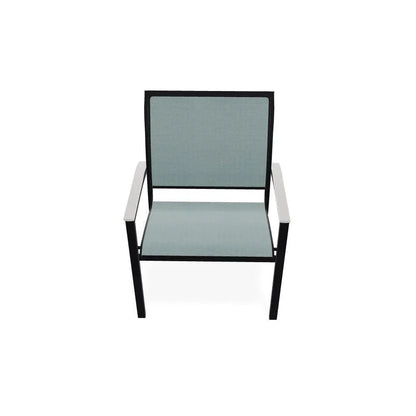 Bazza Sling Dining Height Stacking Café Chair .