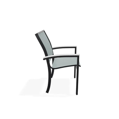 Bazza Sling Dining Height Stacking Café Chair .