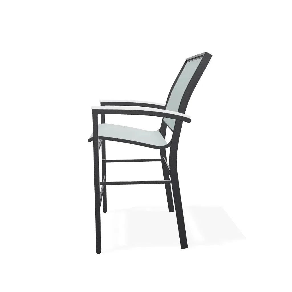 Bazza Sling Balcony Height Stacking Café Chair