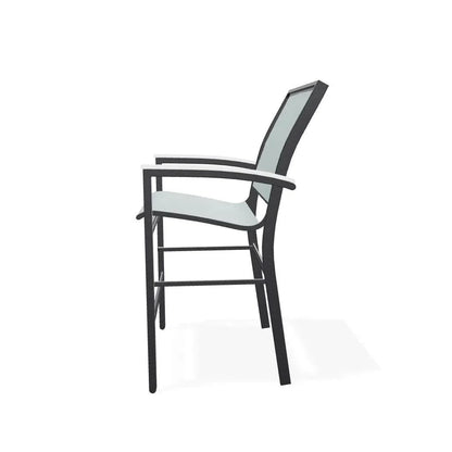 Bazza Sling Balcony Height Stacking Café Chair