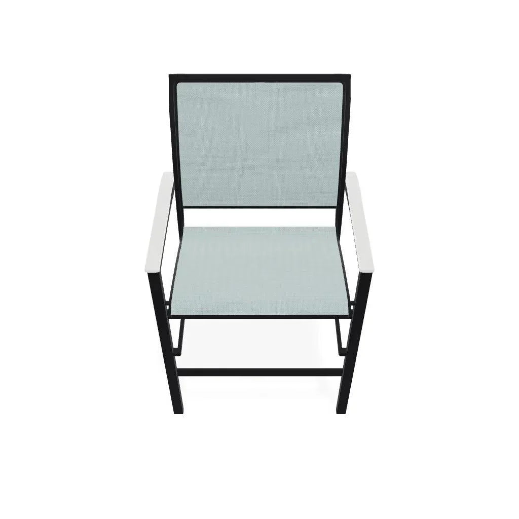 Bazza Sling Balcony Height Stacking Café Chair