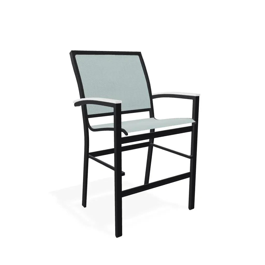 Bazza Sling Balcony Height Stacking Café Chair